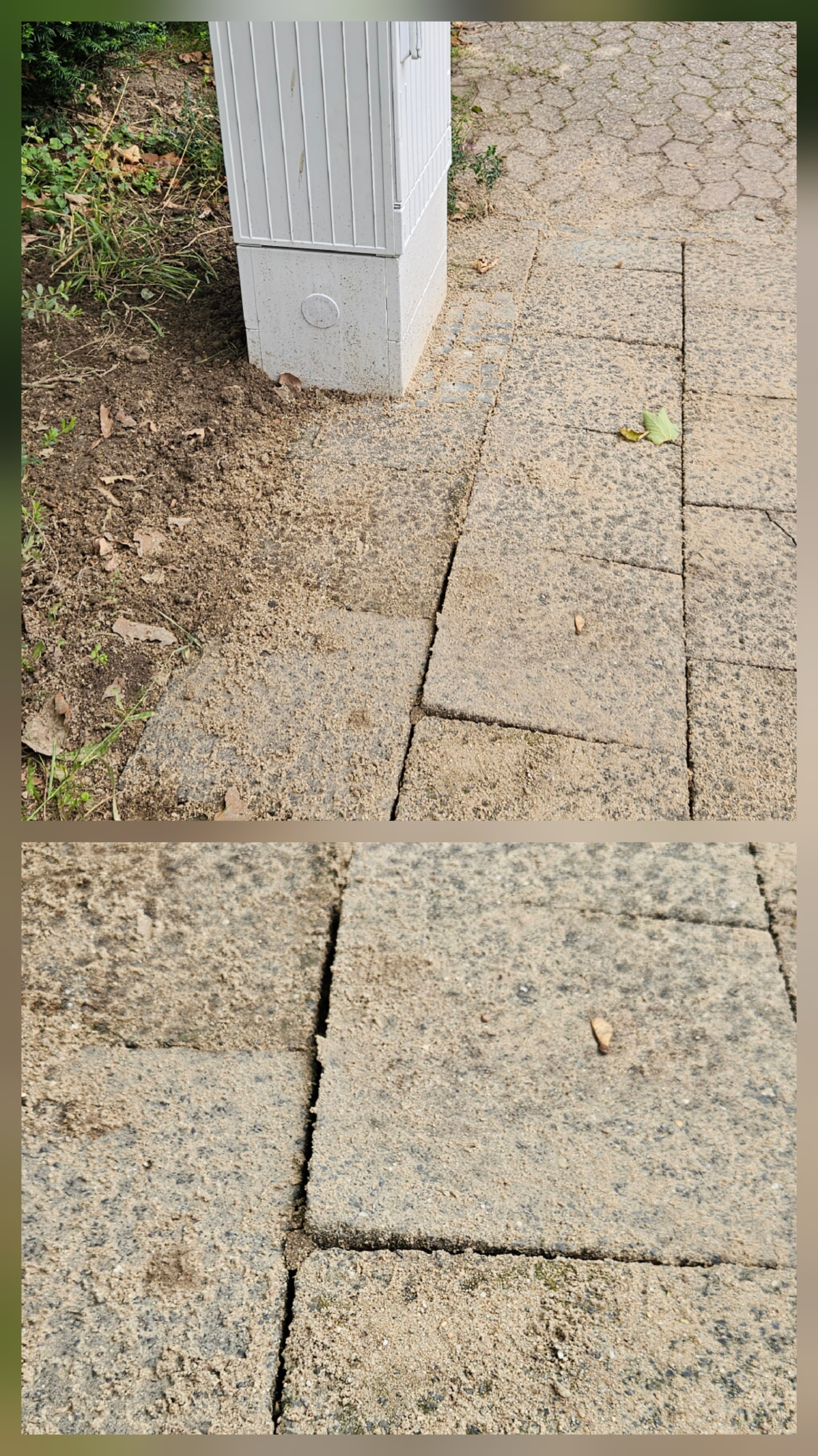 Stolperfalle durch lose Platten